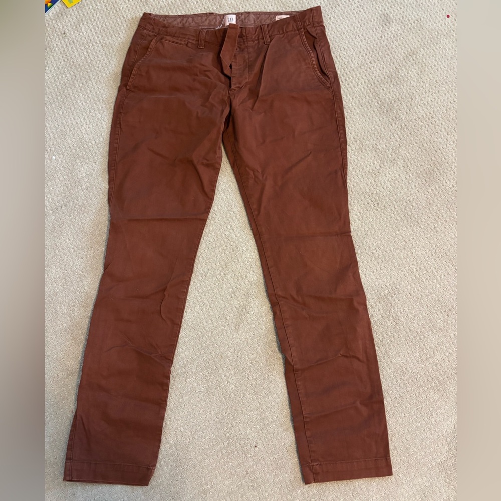 GAP Rust Skinny Chinos